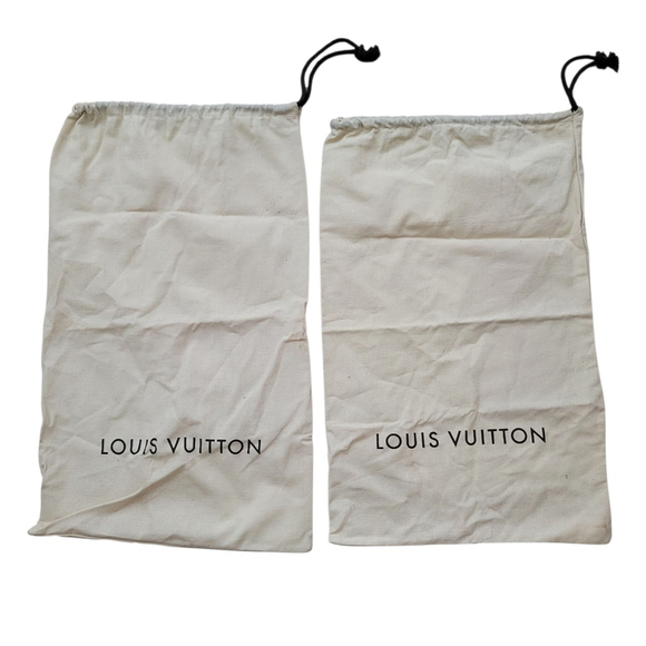 Louis Vuitton Lot Of 2 Dustbags Size 11" X 17" Authentic - Picture 2 of 3
